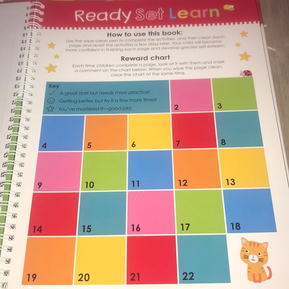 Ready Set Learn: Letters, Words and Numbers Book - Picture 4 of 5
